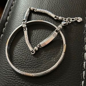 Two Brighton bangle and bracelet.